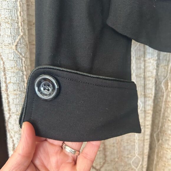 Bleu Bayou ladies xl black with big black buttons blazer - Picture 3 of 6
